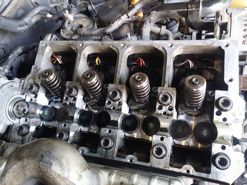 Как менять сальники клапанов